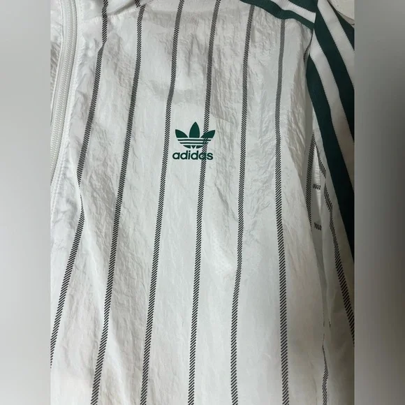 Adidas Originals White Green Striped - Picture 4 of 15